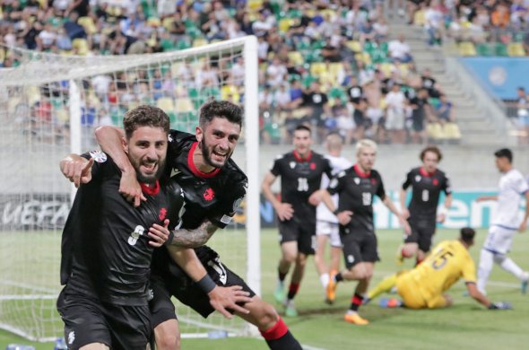 ლარნაკაში, სანიოლის საქართველოს ნაკრებმა, ქეცბაიას კვიპროსის ნაკრებს მოუგო