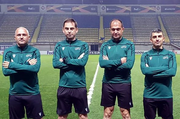 ქართველ მსაჯთა ბრიგადა ევროპა ლიგის მორიგ მატჩზე ქართველ მსაჯთა ბრიგადა ევროპა ლიგის მორიგ მატჩზე