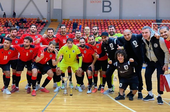საქართველოს ფუტსალის ეროვნული ნაკრები რიგის თასის გამარჯვებული საქართველოს ფუტსალის ეროვნული ნაკრები რიგის თასის გამარჯვებული