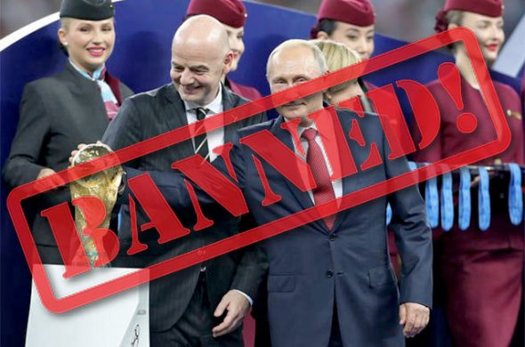 Russia Out! შოტლანდიისა და უკრაინის თამაში კი გადაიდო Russia Out! შოტლანდიისა და უკრაინის თამაში კი გადაიდო